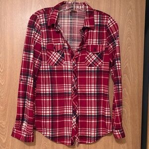 Passport Red Plaid Button Down Shirt
